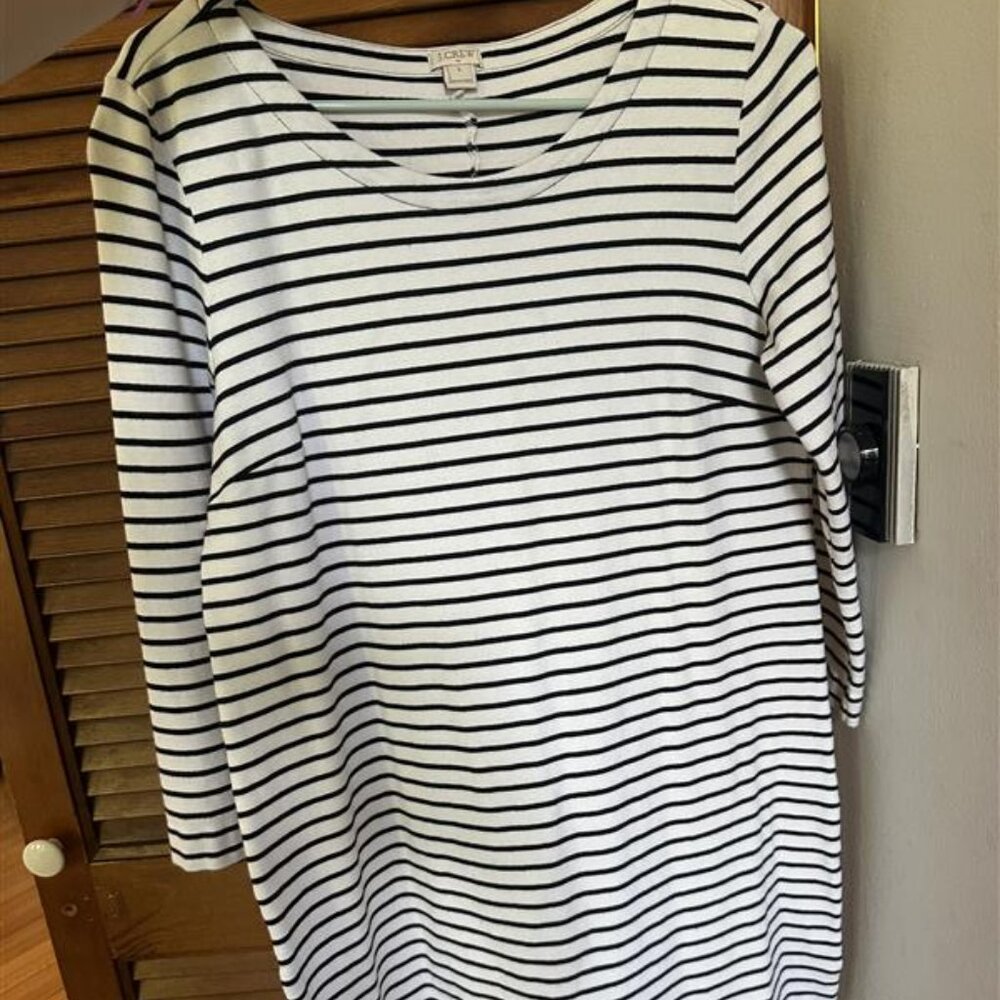 J Crew Striped Nautical Dress